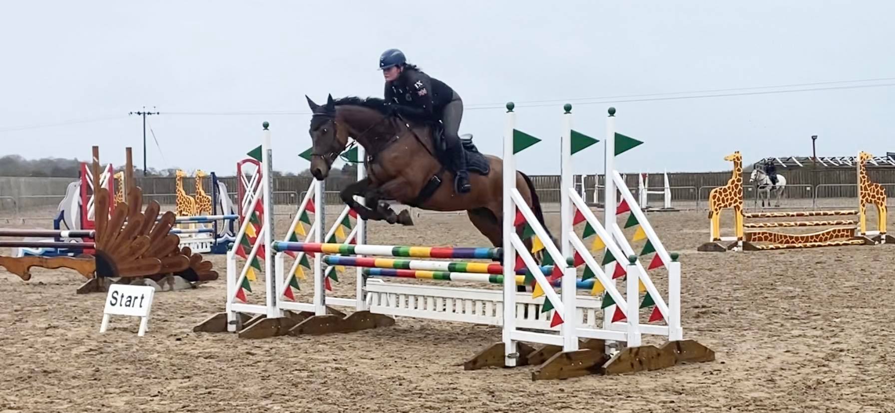 Horse Events UK Sunday 14 May 2023 showjumping Clinic Leanne Heslop